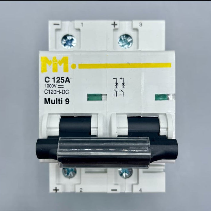 M&M (MCB) DC Circuit Breaker 125 AMP Multi 9