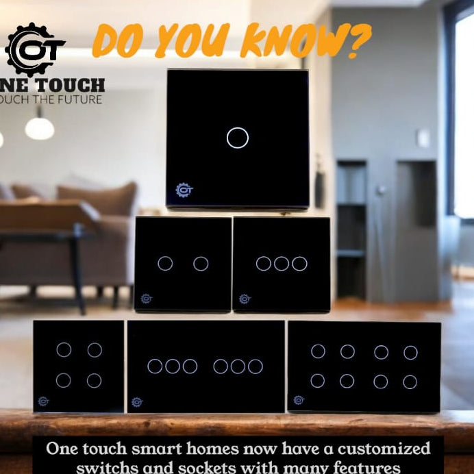 (OT) One Touch Wi-Fi Glass Wall Touch Switch