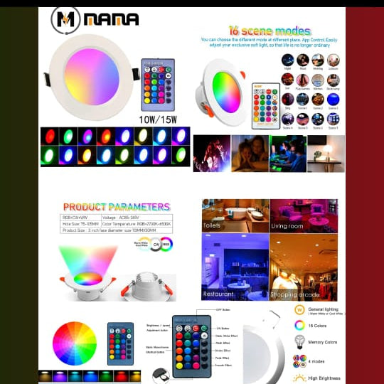 SMD Bluetooth Light With Remote Control