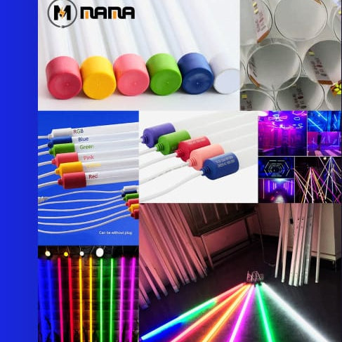 220V 60cm PC Body LED Tubes Outdoor LED Fluorescent Tube Light With PC waterproof Plastic