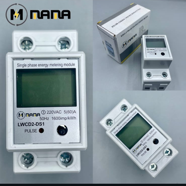 (MAMA) Single Phase Meter 5-60A 220V 50Hz Electronic 1600KWh Meter/Sub meter
