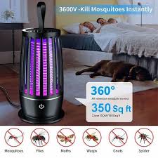 Portable Electric USB Mosquito Killer Safe Non-Toxic With Night Light